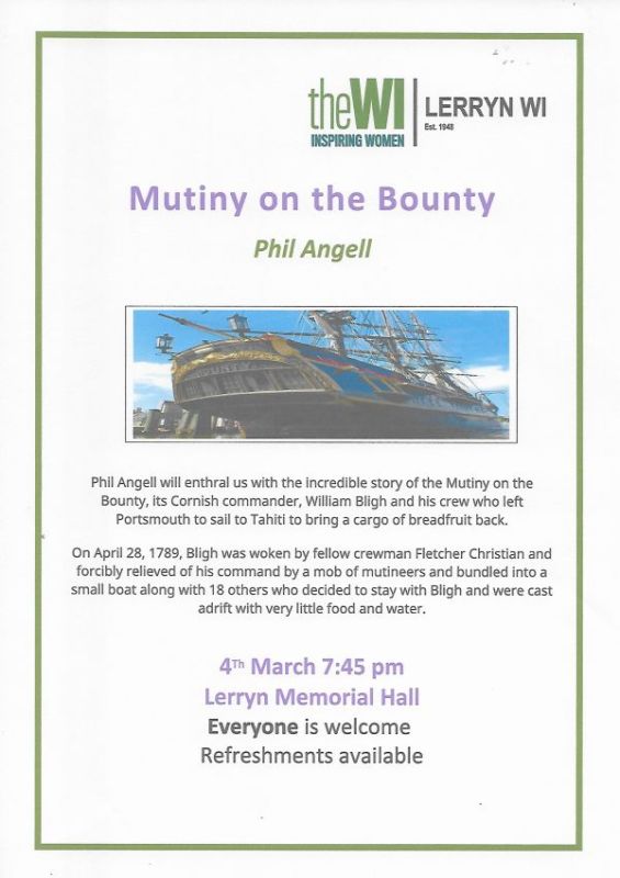 Mutineers v Cornish Commander Bligh